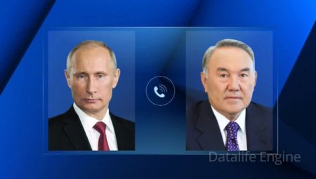 Назарбаев Ресей Президенті Владимир Путинмен телефон арқылы сөйлесті