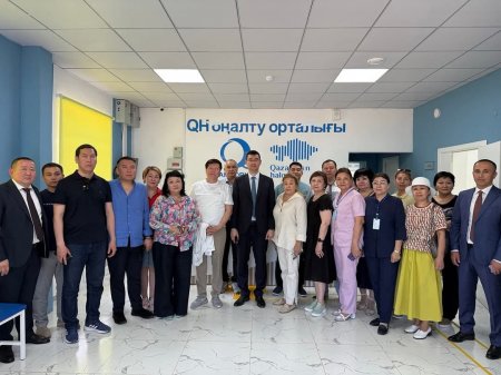ХАЛЫҚАРАЛЫҚ КОНФЕРЕНЦИЯ ДЕЛЕГАТТАРЫ ЖАҢАҚОРҒАН, ШИЕЛІ АУДАНДЫҚ АУРУХАНАЛАРЫНЫҢ ЖҰМЫСЫМЕН ТАНЫСТЫ