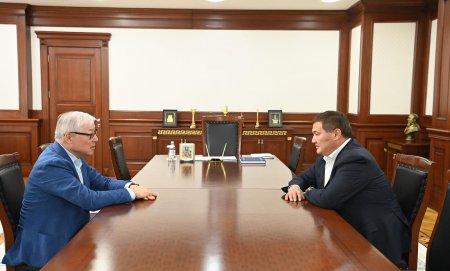 ОБЛЫС ӘКІМІ ҚР ҰЛТТЫҚ МУЗЕЙІ БАСШЫСЫМЕН КЕЗДЕСТІ