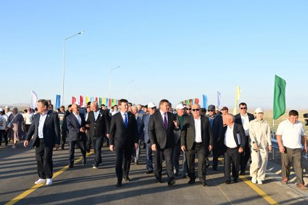 ЖАҢАҚОРҒАНДА ТЕМІРЖОЛ АРҚЫЛЫ ӨТЕТІН АСПАЛЫ КӨПІР ПАЙДАЛАНУҒА БЕРІЛДІ