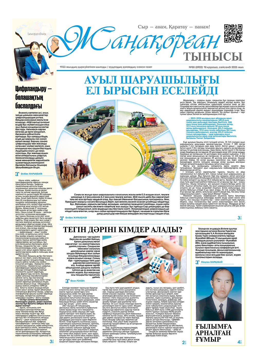 №88 (8902) 18 қараша 2025 жыл