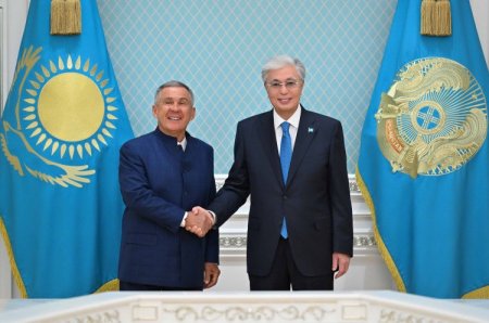 Мемлекет басшысы Татарстан Республикасының Раисы Рустам Миннихановпен кездесу өткізді