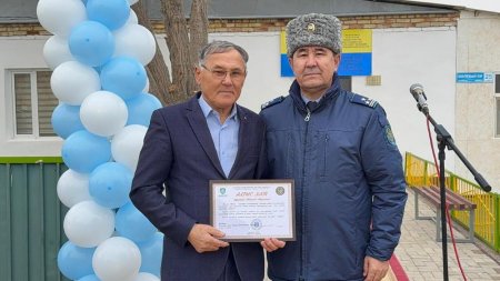Қызылорда облысында екі ауылға бірдей қызмет көрсететін жаңа учаскелік полиция пункті ашылды