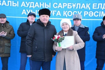 САРЫБҰЛАҚ АУЫЛЫНА АУЫЗ СУ БЕРІЛДІ