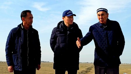 АУДАН ӘКІМІ СУ ҚОЙМАЛАРЫНДАҒЫ ЖАҒДАЙДЫ БАҚЫЛАДЫ.