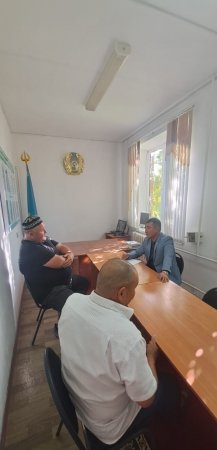 АУДАНДЫҚ МӘСЛИХАТ ДЕПУТАТЫ ЖАМАНБАЙ БАТЫР АУЫЛЫ ТҰРҒЫНДАРЫМЕН КЕЗДЕСТІ