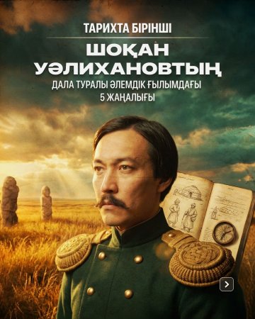 Шоқан Уәлихановтың әлемді таңғалдырған 5 жаңалығы