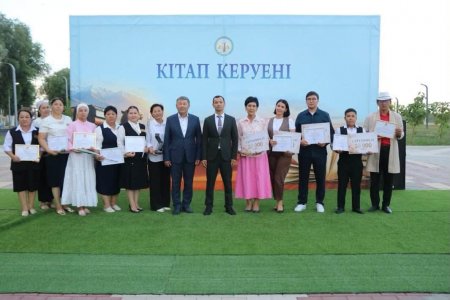 КІТАП КЕРУЕНІНІҢ САПАРЫ М.НӘЛІБАЕВ АУЫЛЫНДА ЖАЛҒАСТЫ
