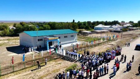 ҚЫРАШ АУЫЛЫНДА ЖАҢА КҮРЕС ЗАЛЫ АШЫЛДЫ